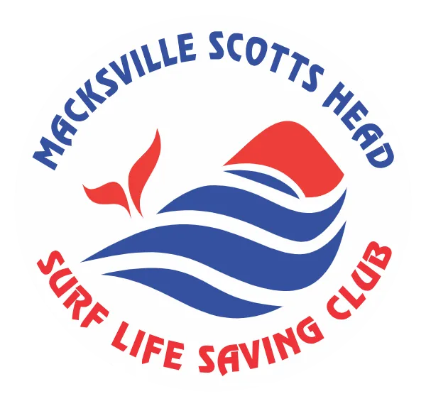 Macksville Scotts Head Surf Life Saving Club logo featured on custom teamwear