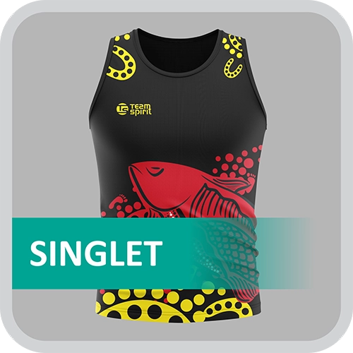 Indigenous Indi Rugby Singlet Icon