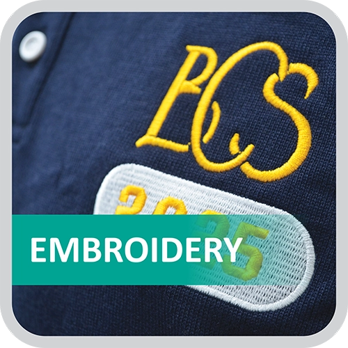 School Leavers Embroidery Jersey Icon