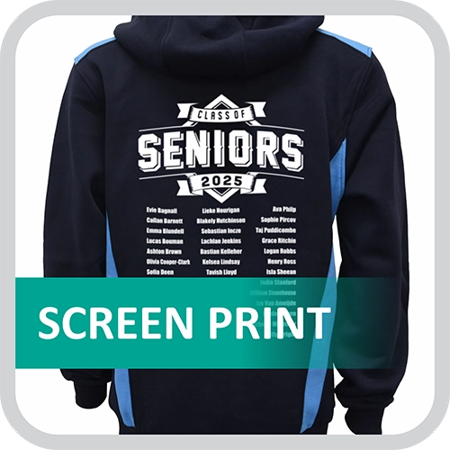 School Leavers Screen Print Icon