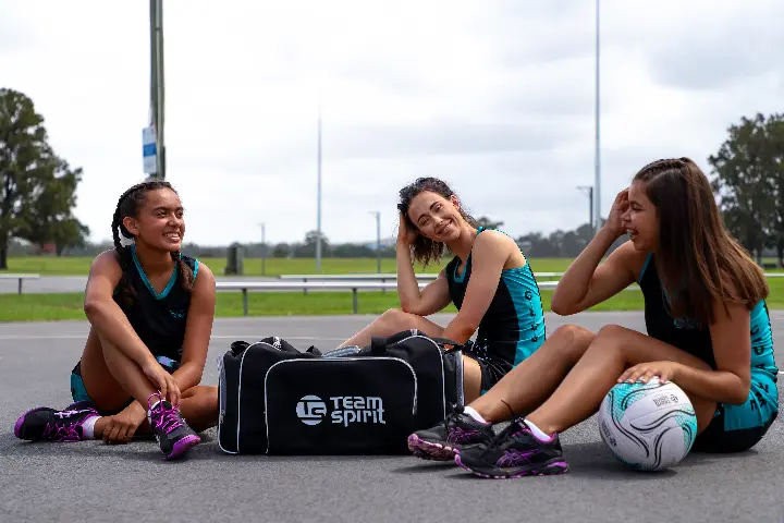 Stylish custom netball uniforms showcasing team spirit